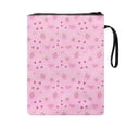thumbnail image 2 of HELLHERO Strawberry Pattern Polyester Fabric Tote Bags for Women Book Organzoer Holder with Zipper Bible Tote Bags Easy Carry Book Case for Prayer, 2 of 8