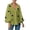 Green, variant on Active Tops Women Elegant Casual French Half Zip Rose Blouse with Loose Fit Puff Sleeves for Everyday Green S