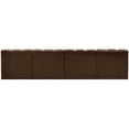 thumbnail image 3 of Meridian Furniture Arc Brown Velvet Modular Sectional, 3 of 8