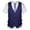 A-Blue352, variant on XIAOCHA Men's Formal Waistcoat V Neck Button Front Vest Comfortable Business Casual Wear Vest