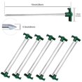 thumbnail image 2 of Estacas para Carpa ABCCANOPY 38 cm 10 Piezas Metal Verde Antioxidante, 2 of 7
