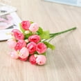 thumbnail image 1 of 15 Heads Small Bud Artificial Rose Bract Silk DIY Wed Home Christmas Photo Prop, 1 of 11