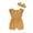 Linen Yellow, variant on URMAGIC Summer Clearance Baby Girls Ruffles Sleveless Romper Jumpsuit Bodysuit with Headband