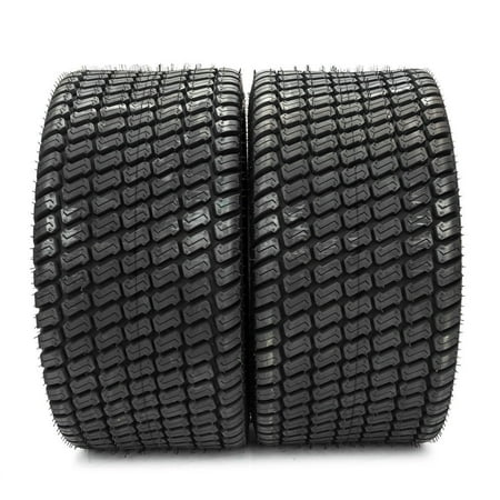 Zimtown Set Two Tires 20X10.00-8 Trac Gard Turf Lawn 20X10-8 4 Ply Rated Lawn (Best Tires Brands Rated)