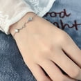 thumbnail image 2 of Lucky Stars Bracelet Moonstone Artificial Gemstone Adjustable Charm Hand Chain Jewelry Gift, 2 of 9