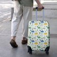 thumbnail image 3 of Light Toned Dinosaur with ROAR Pattern Luggage Cover Fashion Suitcase Cover Baggage Covers Fit 25-28 Inch Luggage (Go Travel), 3 of 5