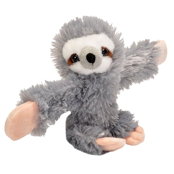 Wild Republic Huggers, Sloth Plush Toy, Slap Bracelet, Stuffed Animal, Kids Toys, 8 Inches