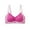 Hot Pink, variant on Loopsun Women's Bras Plus Size, Women Plus Size Sports Bra Active Daily Underwear Black, XL