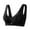 Black, variant on Bras for Women No Steel String Gathering Comfortable Breathable Comfy Bralettes Everyday Underwear