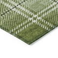 thumbnail image 4 of Addison Rugs Chantille Indoor/Outdoor Transitional Plaid Green Washable Rectangle Rug, 5' x 7'6", 4 of 6