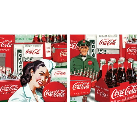 Thirstystone Occasions Drink Coasters, Set, Coke Collage Vending A/2