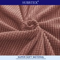 thumbnail image 4 of 2024 Solid Print Polyester Loveseat Slipcover  Chocolate, 4 of 6