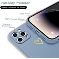 thumbnail image 4 of for iPhone 14 Pro Max Case Cute Slim Shockproof Phone Case with Wireless Charging Support and Protection, Blue Grey, 4 of 15