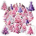 thumbnail image 4 of 35pcs-50pcs Pink Christmas Stationery Stickers Cute Tree Teacher Reward Stickers for Laptop Fridge Phone, 4 of 9