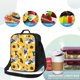 thumbnail image 4 of Disketp Blue Striped Sunflower Bolsa Térmica Estampada para Almuerzo, Lonchera para Hombres y Mujeres Adultos, 4 of 7