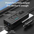 thumbnail image 6 of 200W Car Inverter DC 12V to AC 110V Inverter PD QC3.0 4USB Ports Dual Car Power Inverter Adapter, 6 of 6