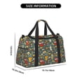 thumbnail image 3 of Fotbe Cute Animal Forest Bolsa de Viaje con Estampado, Bolsa de Fin de Semana para Mujer con Compartimento para Zapatos, Bolsa de Gimnasio con Bolsillo Húmedo, 3 of 7