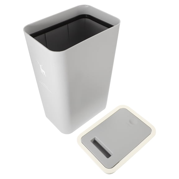 WORGEOUS Bedroom Garbage Can with Lid Narrow Trash Auto Kitchen Office