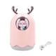 thumbnail image 1 of Humidificador de escritorio con forma bonita, silencioso, alimentado por USB, difusor de aroma con 2 modos de pulverización, color rosa, 1 of 10