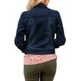 thumbnail image 7 of luvamia Women Trucker Denim Jacket Vintage Button Jean Coat, Size S-2XL, 7 of 7
