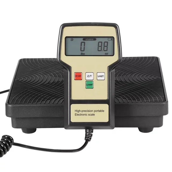 ZENSTYLE 220LB High Precision Electronic Digital Refrigerant Charging Scale for HVAC A/C W/ LCD Display