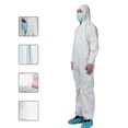 thumbnail image 4 of Capucha reutilizable seguridad Traje Trajes de ropa Protección de materiales peligrosos lavable Sunnimix Traje mono reutilizable, 4 of 8