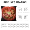 thumbnail image 5 of PRATYUS Tomato Slice Four Seasons Universal Throw Pillow Cover Bed Sofa Pillow Home Decoration 12x12in, 5 of 5