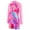 Hot Pink, variant on WOYY Toddler Girls UPF 50+ Zipper Long Sleeve Rash Guard One-Piece Swimsuit, Sizes 4-12
