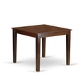 thumbnail image 3 of East West Furniture Oxford 3-piece Wood Dining Set in Mahogany/Light Tan, 3 of 4