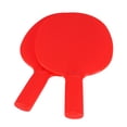 thumbnail image 1 of EeaseCA 1 Pair Table Tennis Bats Plastic Racket Children Practice Training Plastic Pats for Kids (Red), 1 of 7