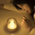 thumbnail image 3 of Chat Mignon Griffe Portable USB Rechargeable Boîte à Musique Lampe de Chevet LED Veilleuse, 3 of 10