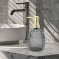 thumbnail image 6 of Unique Bargains 1 Pc Reusable Pineapple Shape Soap Dispenser 11.84oz Gray Gold Tone, 6 of 6