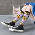 thumbnail image 5 of Naloa Cartoon Avocados Thigh High Socks Extra Long Stretchy Sock Women Over Knee High Opaque Stocking Daily Wear, 5 of 6