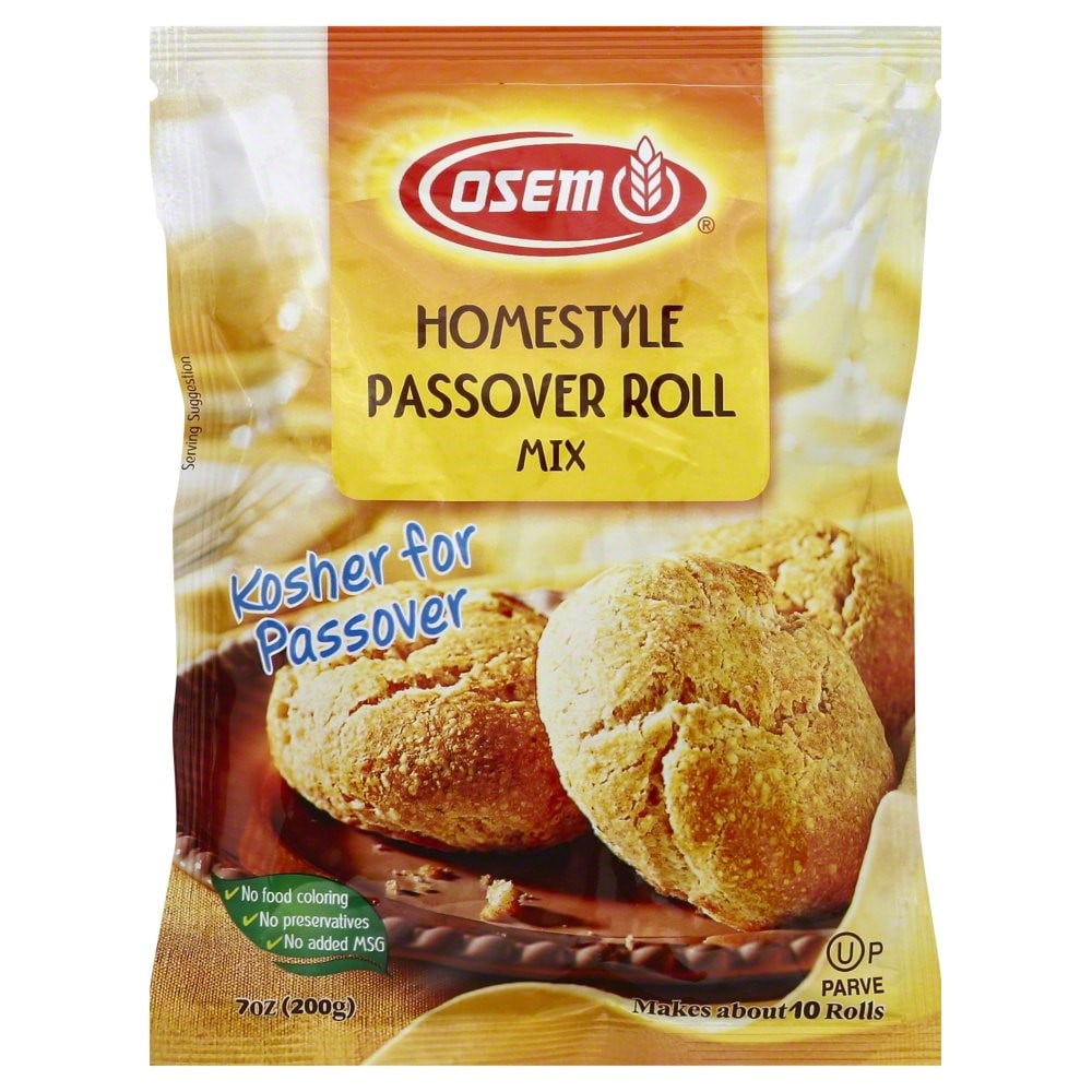 Osem Kosher Roll Mix, Homestyle Passover , 7 Oz