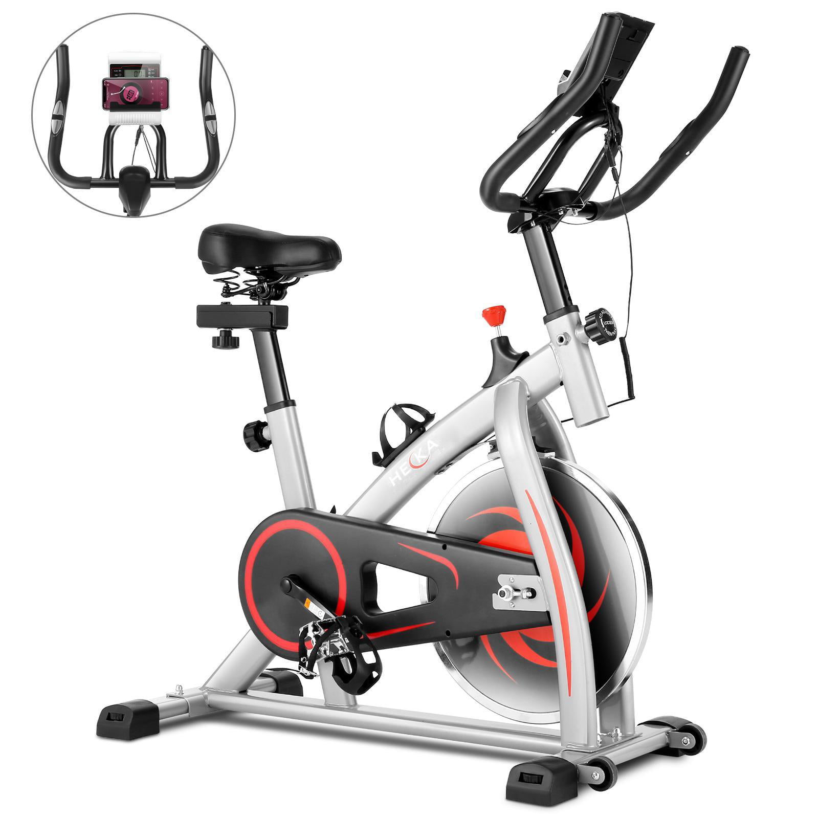 Details about   Exercise Bicycle W/LCD Digital Indoor Adjustable Bike Cycling Cardio Gym Workout 