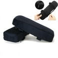 thumbnail image 3 of Ergonomic Memory Foam Office Chair Armrest Pads, Comfy Gaming Chair Arm Rest Covers for Elbows and Forearms Pressure Relief(Set of 2), Stretch Fit, 3 of 8