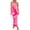 Pink, variant on Women Summer Strapless Maxi Dress Bodycon Floral Long Wedding Guest Dress Formal Cocktail Dresses Colorful Printing S (Wedding Guest Dresses Summer)