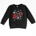 thumbnail image 3 of Santa Sleigh Glitter - Kids Toddler Sweatshirt and Kids Youth Sweatshirt, 3 of 10