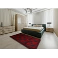 thumbnail image 4 of Ahgly Company Indoor Square Traditional Chocolate Brown Persian Area Rugs, 7' Square, 4 of 6