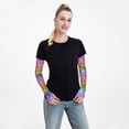 thumbnail image 6 of Bingfone Farmers Gardening Sleeves Sun Protection Arm Cooling Sleeves For Women Men With Thumb Hole - Glitter Rainbow, 6 of 8