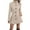 Beige, variant on Women's Fashionable, Casual, Commuting Stand-up Collar Woolen Top Coat, A Professional and Warm Jacket for Work,Beige,L