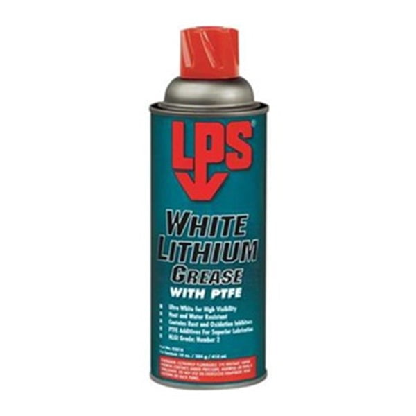 White Lithium Grease, W/PTFE, 16 Oz