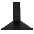thumbnail image 2 of AKDY 30" Black Painted Stainless Steel Wall Mount Range Hood Touch Panel Mesh Filters Kitchen Vent, 2 of 13