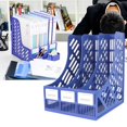 thumbnail image 2 of VGEBY File Holder Document Tray 3-Grid Desktop Storage File Organizer Office Supplies, File Organizer,File Holder, 2 of 8