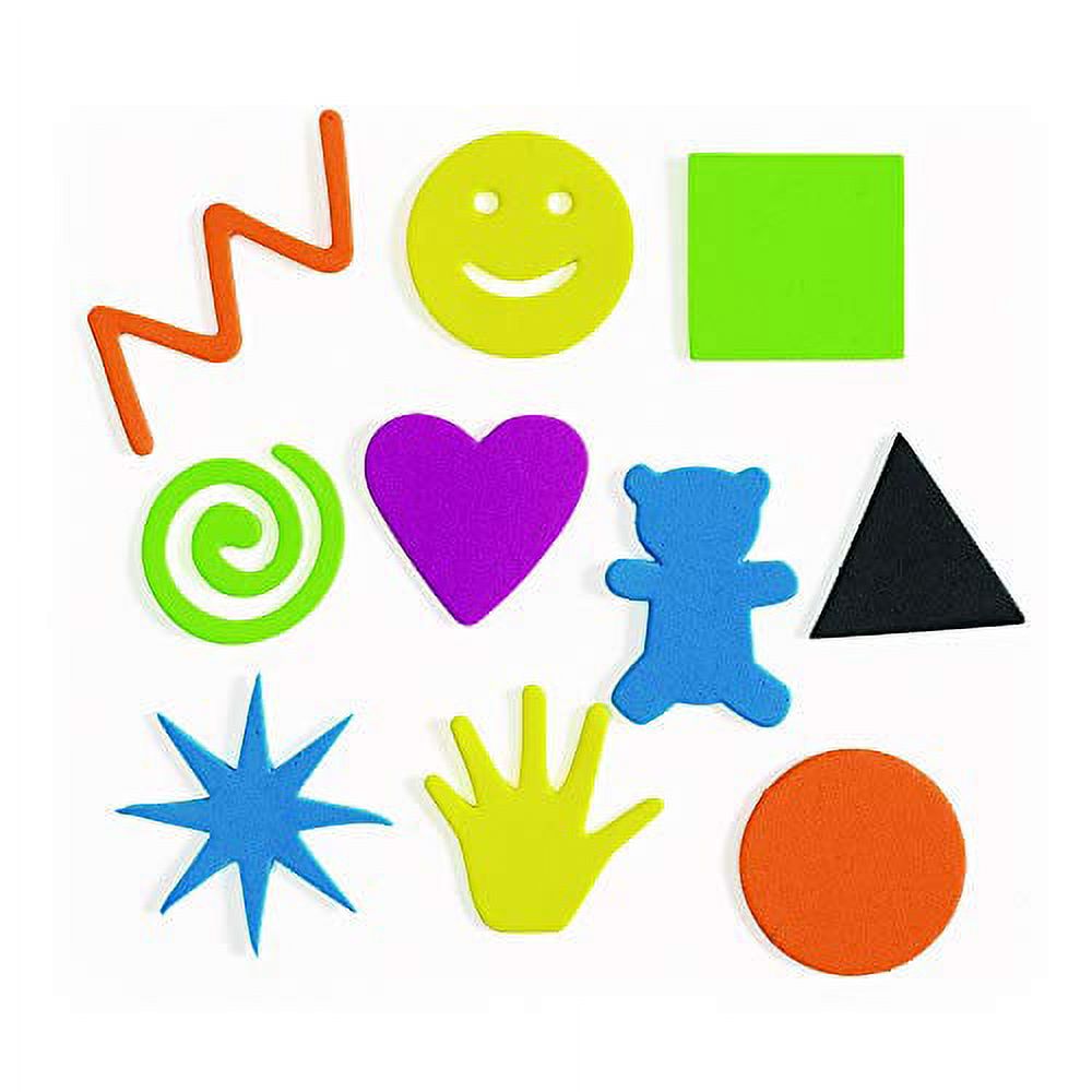 Colorations Buckets of Fun Foam Shapes - Set of 6