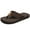 Brown, variant on WOTTE Men's Flip Flop Classic Shockproof Sandals Non-Slip Thong Shoes Size 8.5, Grey