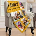 thumbnail image 6 of Personalised Photo Blanket Dad We Love You Custom Picture Collage Blanket Fathers Day Photo Blanket Personalised Gift for Dad Papa Father Grandpa, 6 of 6