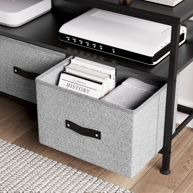 ChaoLink Consola para TV con 3 cajones, soporte para TV de 55 pulgadas para dormitorio, mesa consola con cajones y estantes, mueble para TV y multimedia
