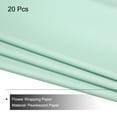 thumbnail image 3 of Pearlescent Film Flower Wrapping Paper 22.8x22.8 Inch Waterproof for Gift Box Packaging Lemon Green Pack of 20, 3 of 7