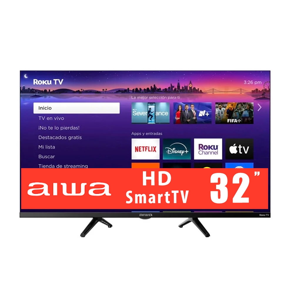 TV Aiwa 32 Pulgadas HD Roku TV LED AW32B4SMRK